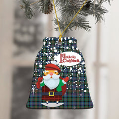 Cameron of Erracht Ancient Tartan Christmas Ceramic Ornament - Santa Style