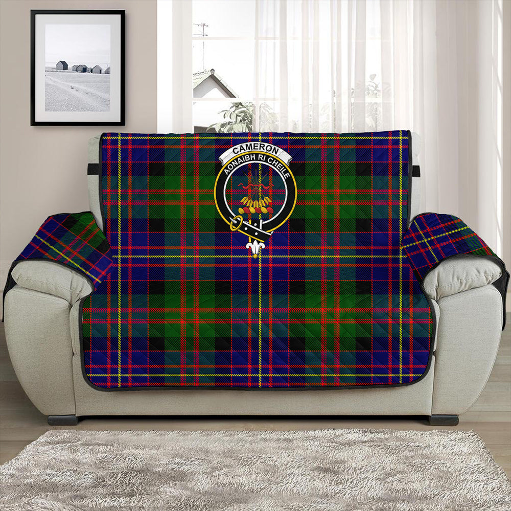 Cameron of Erracht Modern Tartan Crest Sofa Protector