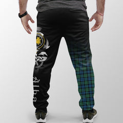 Campbell Ancient 02 Tartan Crest Jogger Sweatpants - Alba Celtic Style