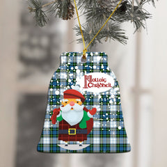 Campbell Dress Tartan Christmas Ceramic Ornament - Santa Style