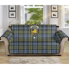 Campbell Faded Tartan Crest Sofa Protector