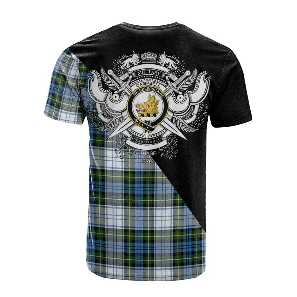 Campbell Dress Tartan - Military T-Shirt