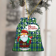 Campbell of Breadalbane Ancient Tartan Christmas Ceramic Ornament - Santa Style