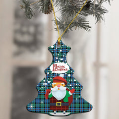 Campbell of Cawdor Ancient Tartan Christmas Ceramic Ornament - Santa Style