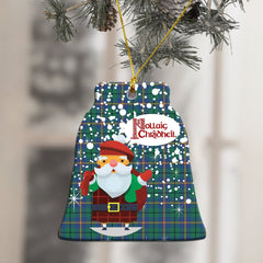 Carmichael Ancient Tartan Christmas Ceramic Ornament - Santa Style