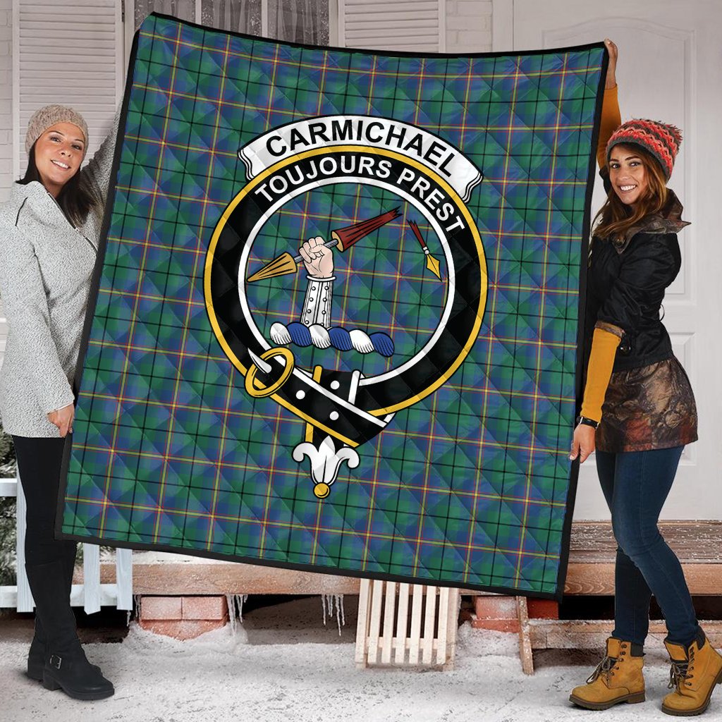 Carmichael Ancient Tartan Crest Quilt