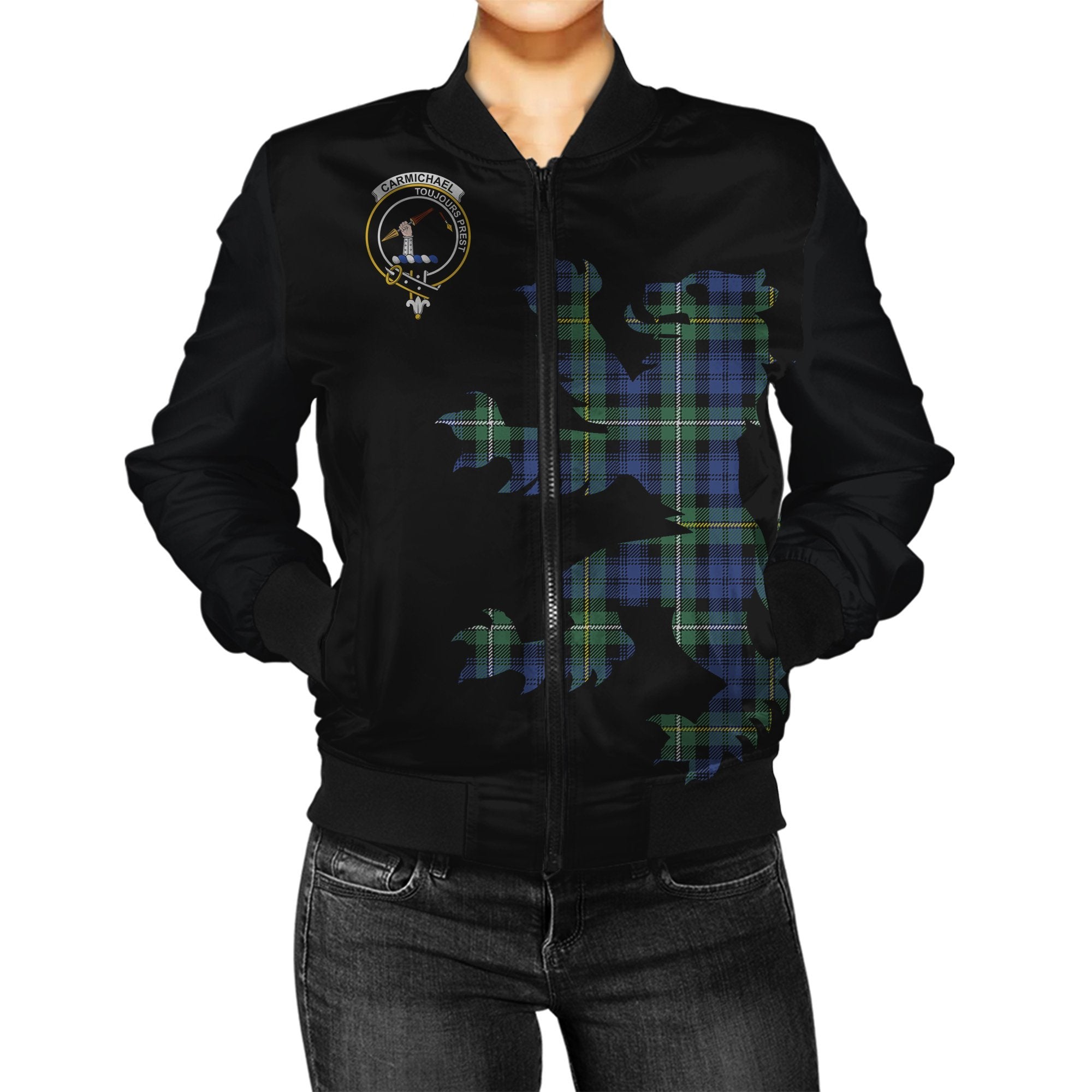 Carmichael Tartan Bomber Jacket Lion & Thistle