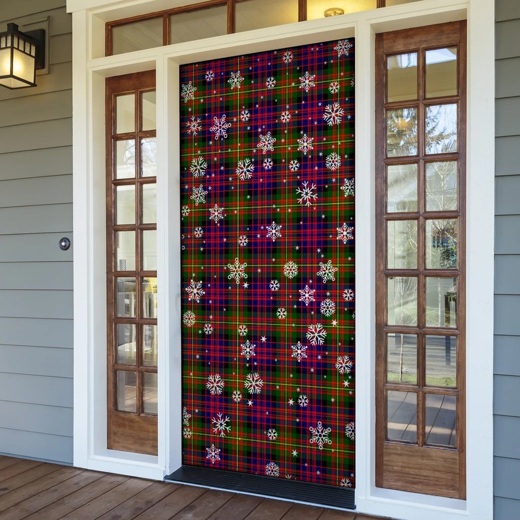 Carnegie Modern Christmas Tartan Door Socks