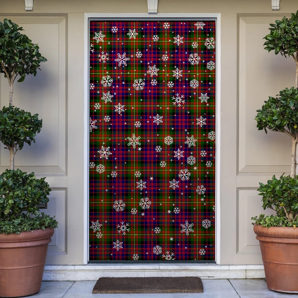 Carnegie Modern Christmas Tartan Door Socks