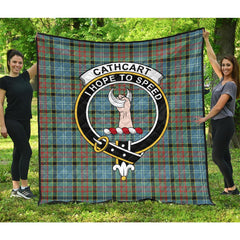 Cathcart Tartan Crest Quilt