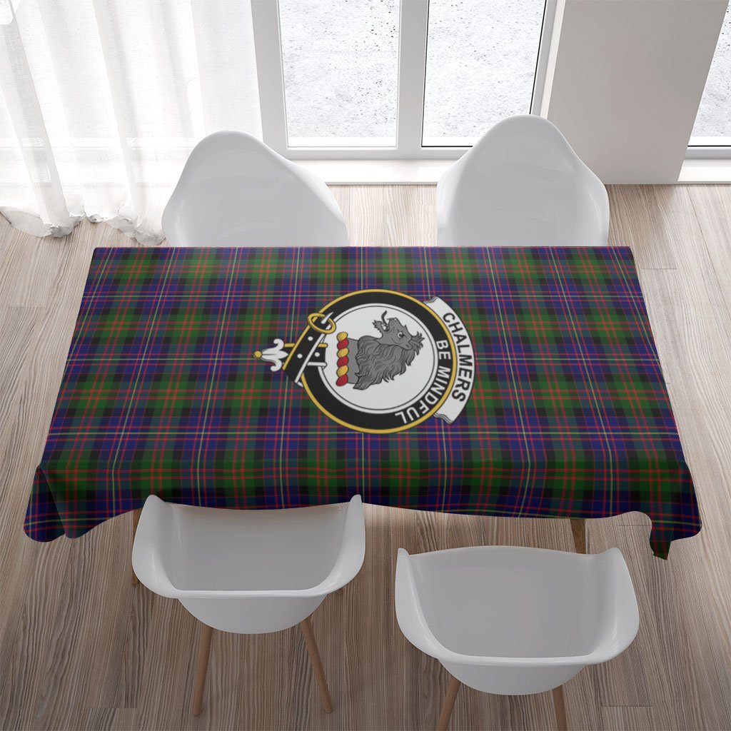 Chalmers Tartan Crest Tablecloth