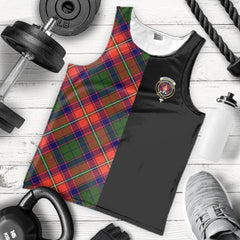 Charteris Tartan Crest Men's Tank Top - Cross Style