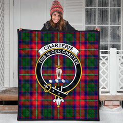 Charteris Tartan Crest Quilt