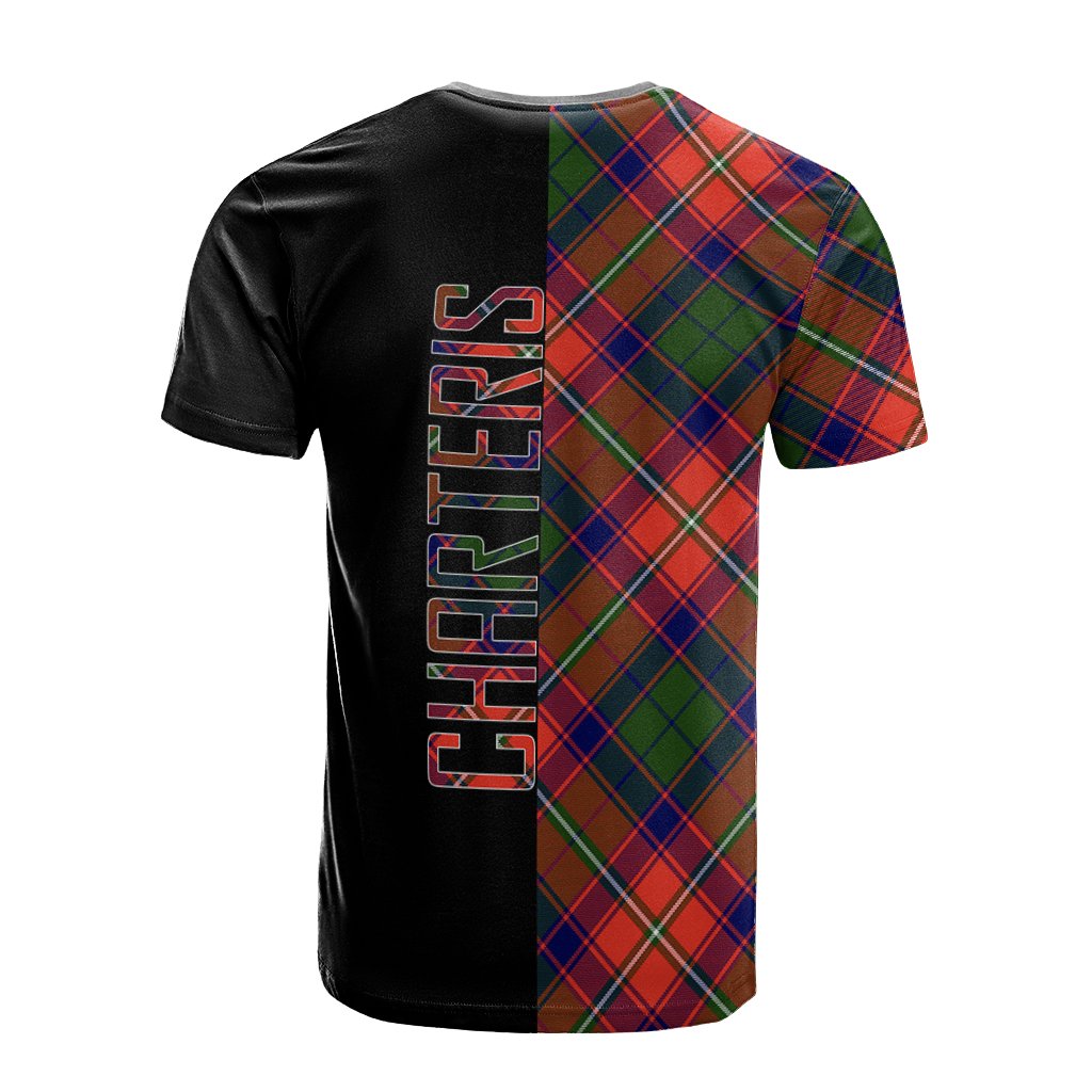 Charteris Tartan T-Shirt Half of Me - Cross Style