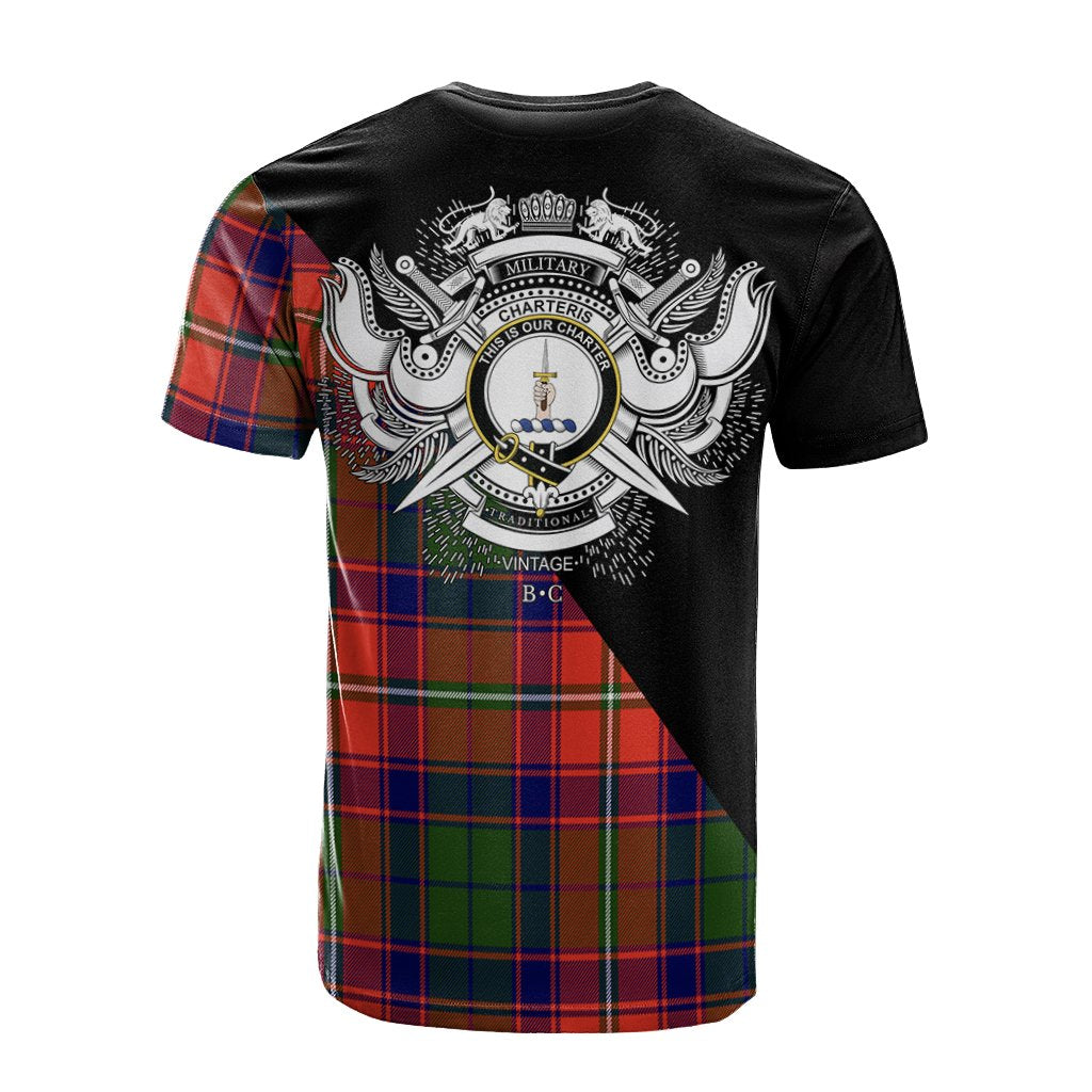 Charteris Modern Tartan - Military T-Shirt