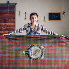 Chattan Tartan Crest Tablecloth