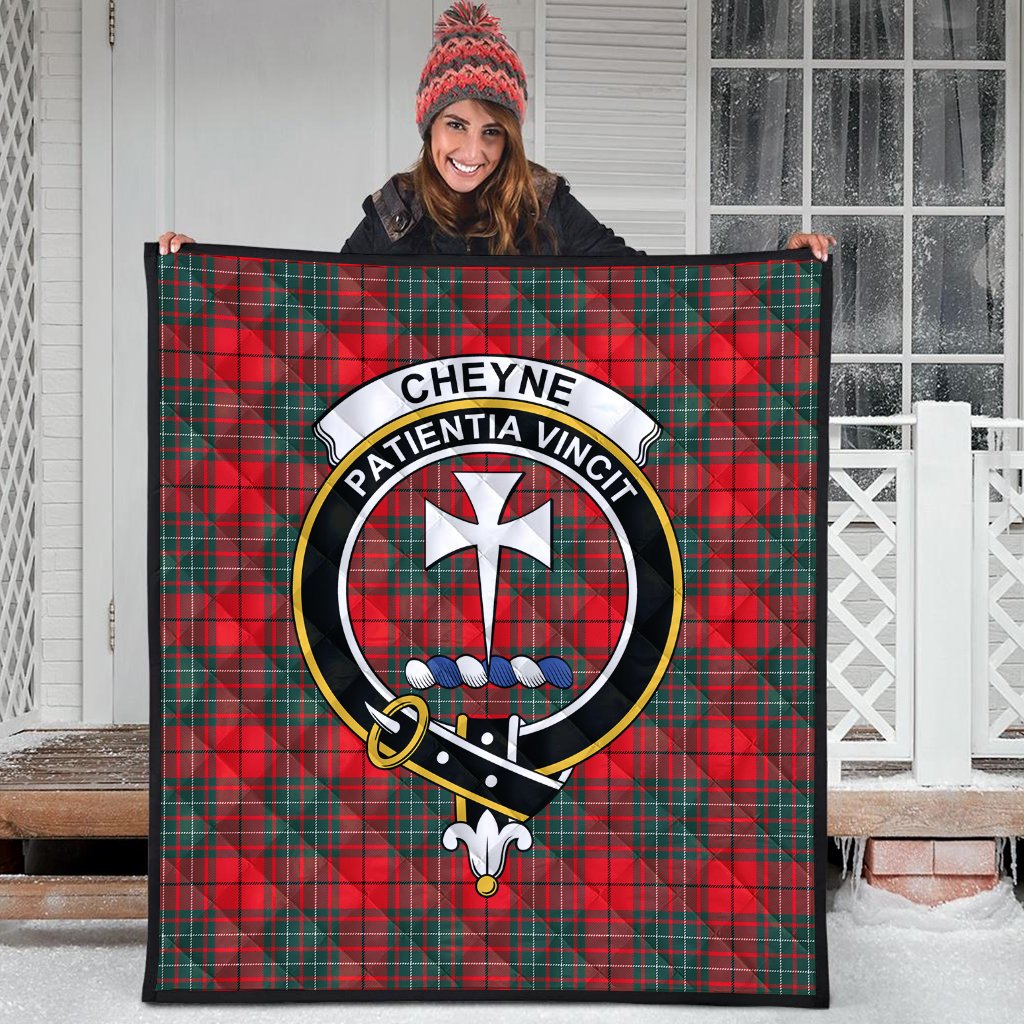 Cheyne Tartan Crest Quilt