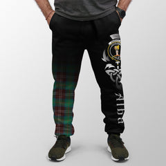 Chisholm Hunting Ancient Tartan Crest Jogger Sweatpants - Alba Celtic Style