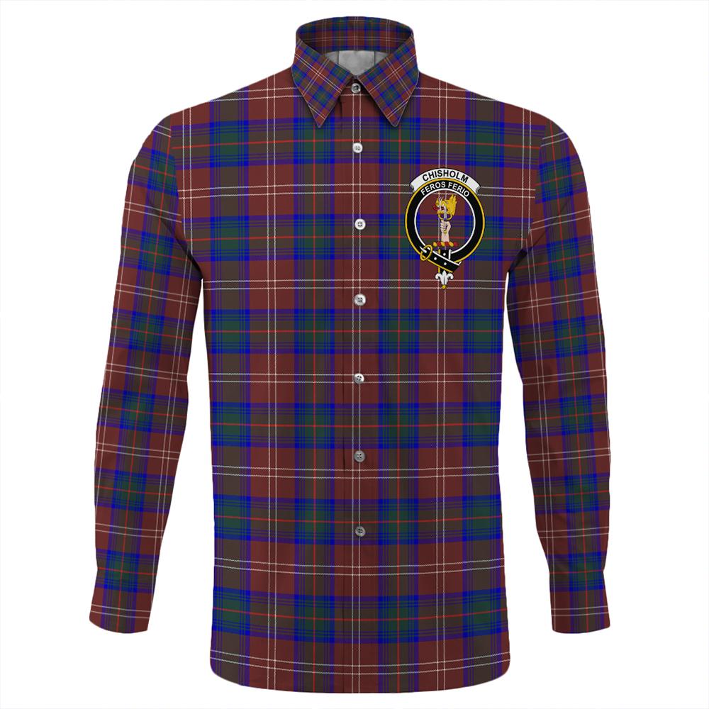 Chisholm Hunting Modern Tartan Long Sleeve Button Shirt