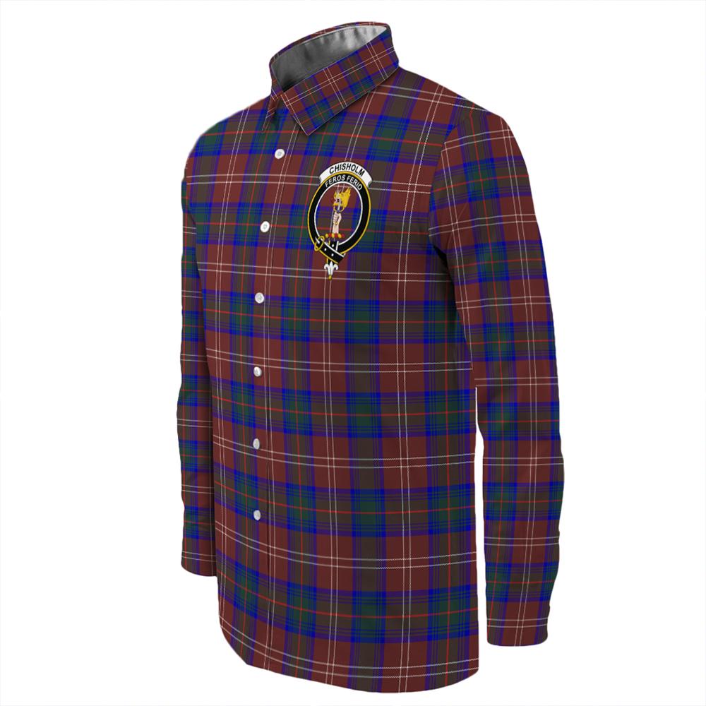 Chisholm Hunting Modern Tartan Long Sleeve Button Shirt