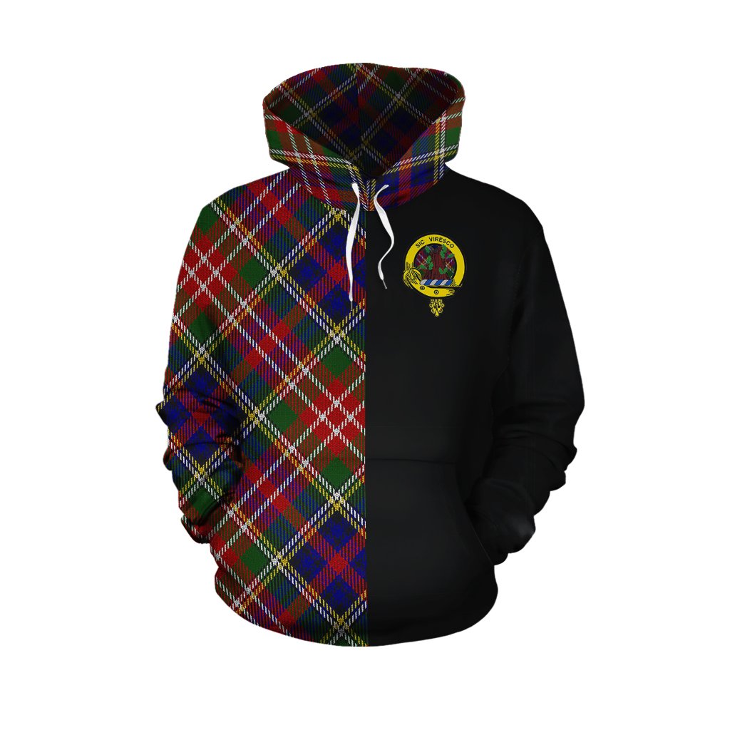 Christie Tartan Hoodie Half of Me - Cross Style