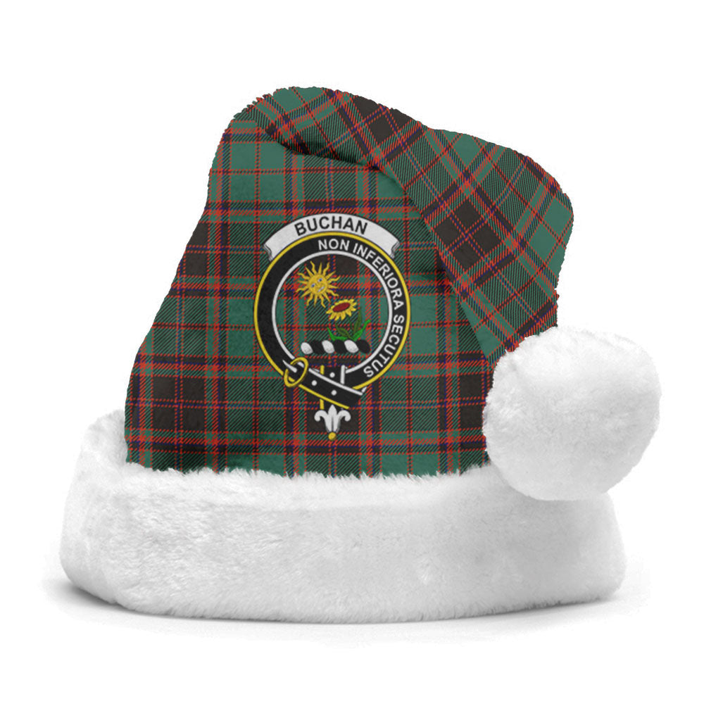 Buchan Ancient Tartan Crest Christmas Hat