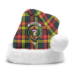 Buchanan Modern Tartan Crest Christmas Hat