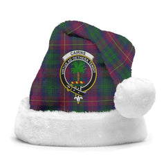 Cairns Tartan Crest Christmas Hat