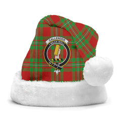 Callender Tartan Crest Christmas Hat