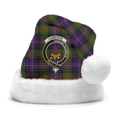 Cameron of Erracht Modern Tartan Crest Christmas Hat