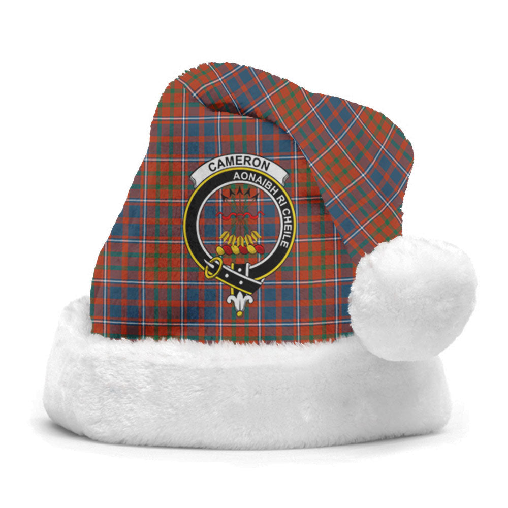 Cameron of Lochiel Ancient Tartan Crest Christmas Hat