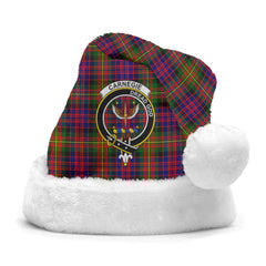 Carnegie Modern Tartan Crest Christmas Hat