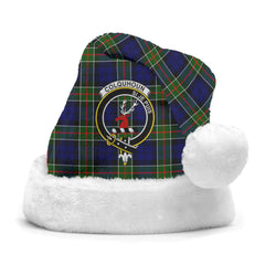 Colquhoun Modern Tartan Crest Christmas Hat