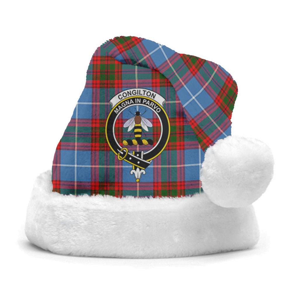 Congilton Tartan Crest Christmas Hat