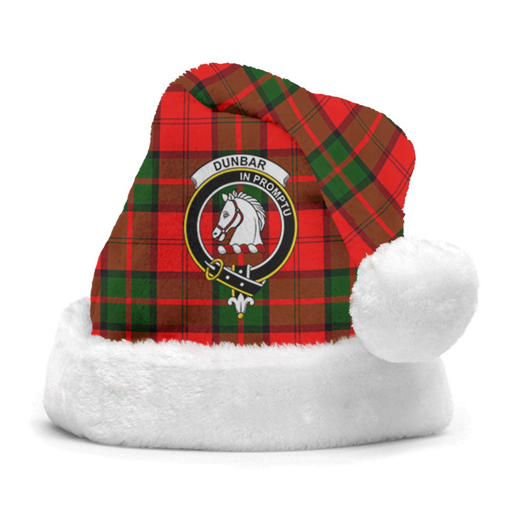 Dunbar Modern Tartan Crest Christmas Hat