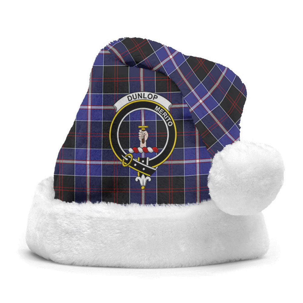 Dunlop Modern Tartan Crest Christmas Hat