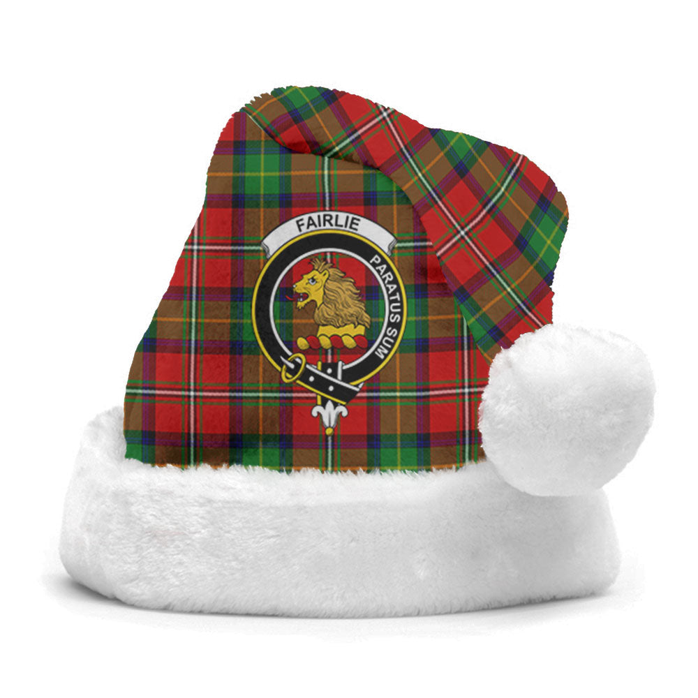 Fairlie Tartan Crest Christmas Hat