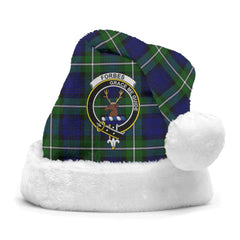Forbes Modern Tartan Crest Christmas Hat