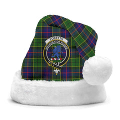 Forsyth Modern Tartan Crest Christmas Hat