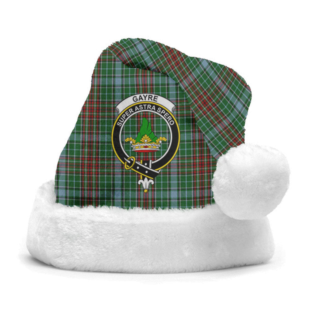 Gayre Tartan Crest Christmas Hat