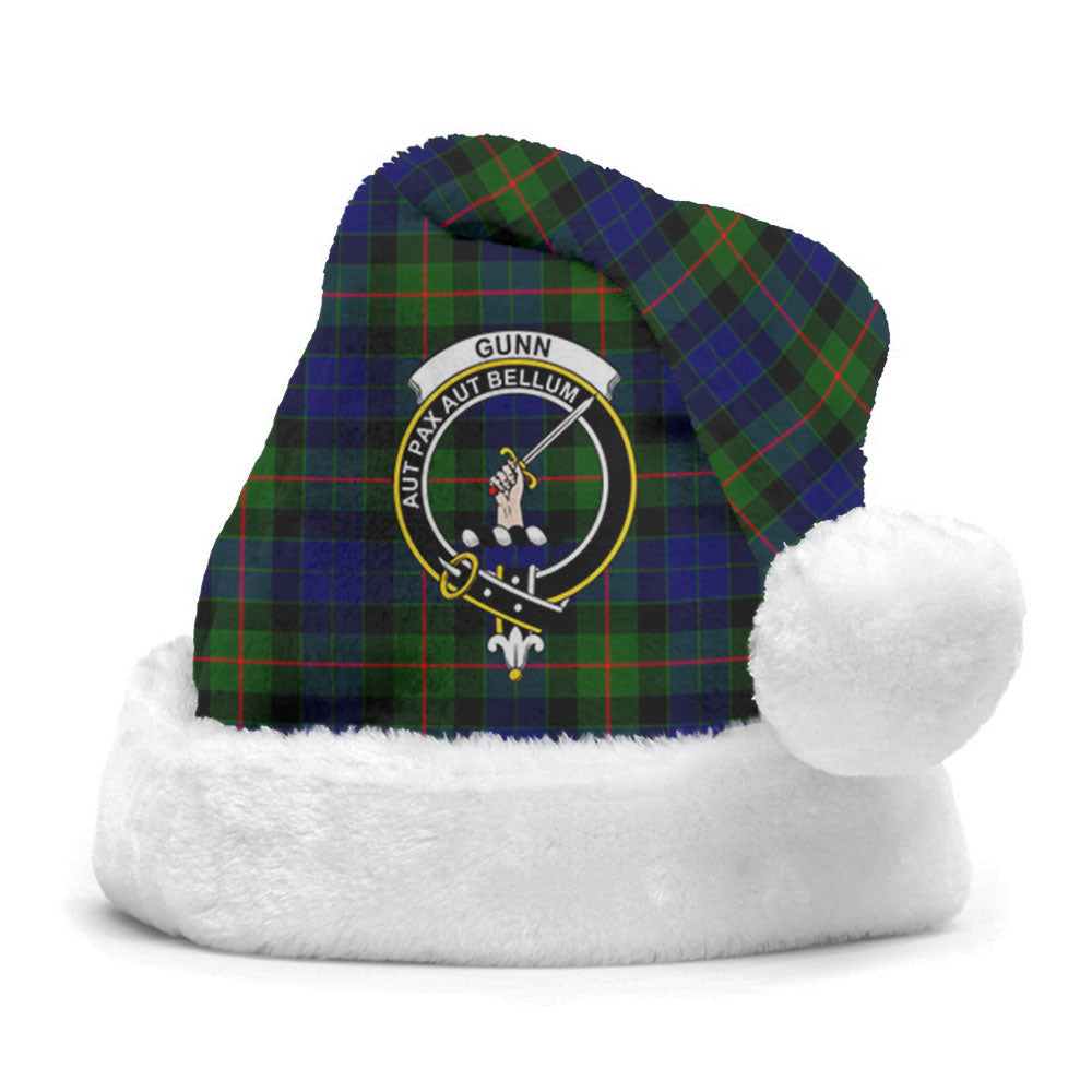 Gunn Modern Tartan Crest Christmas Hat