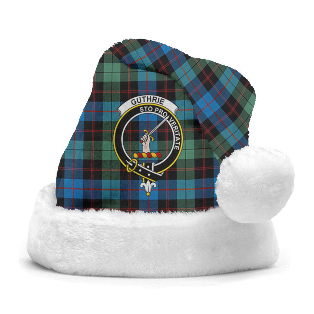 Guthrie Ancient Tartan Crest Christmas Hat