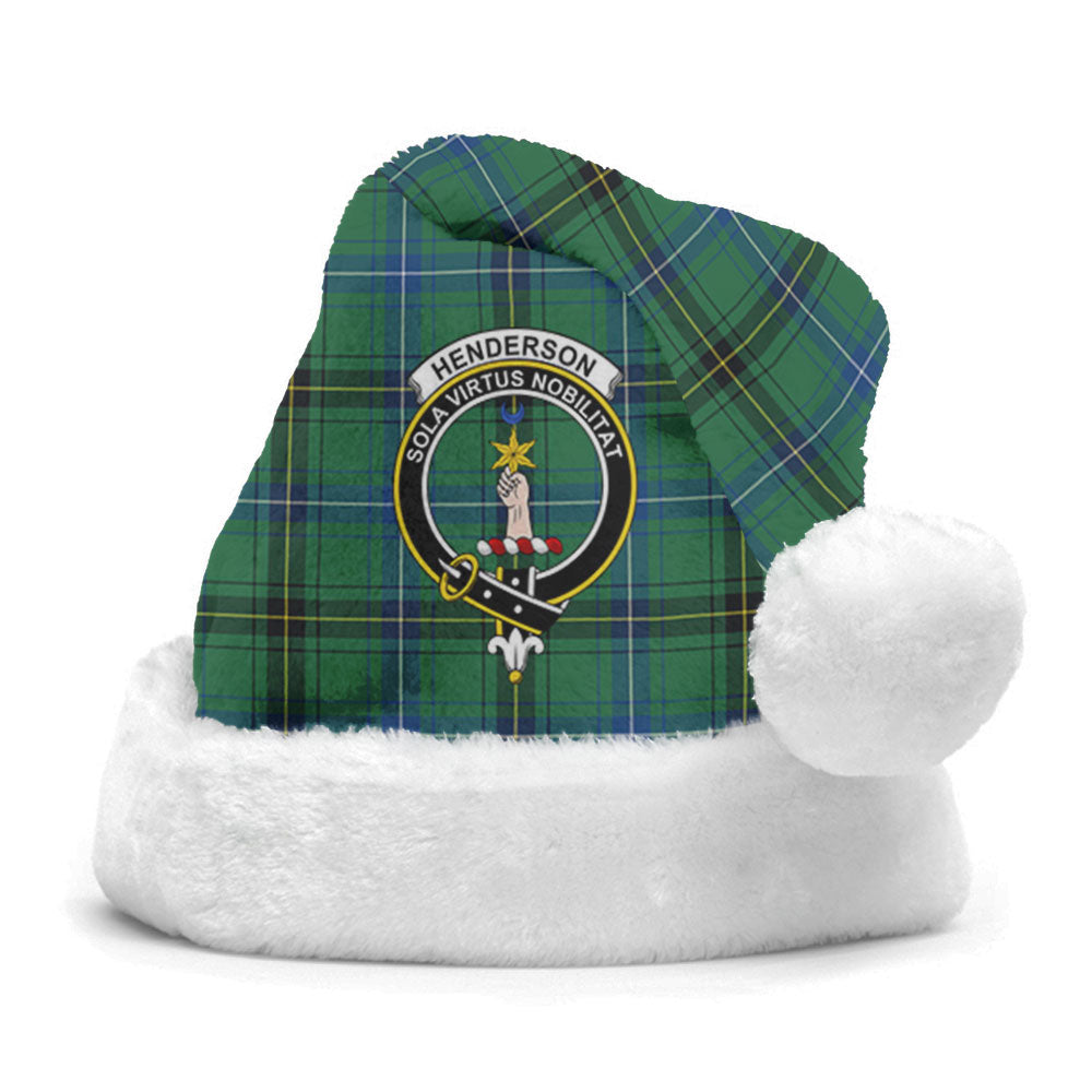 Henderson Ancient Tartan Crest Christmas Hat