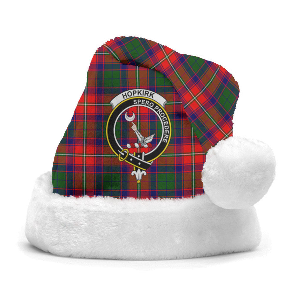 Hopkirk Tartan Crest Christmas Hat