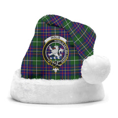 Inglis Modern Tartan Crest Christmas Hat