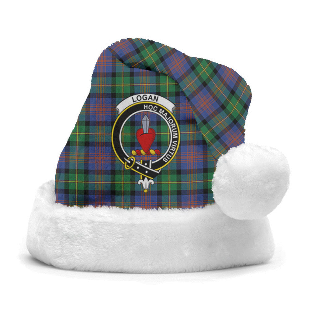 Logan Ancient Tartan Crest Christmas Hat