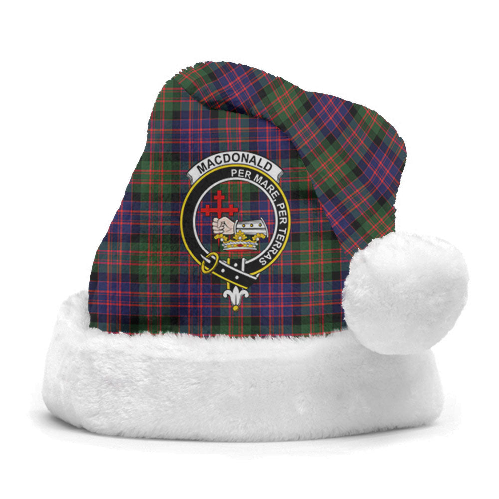 MacDonald Modern Tartan Crest Christmas Hat