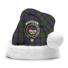 MacDonald Tartan Crest Christmas Hat