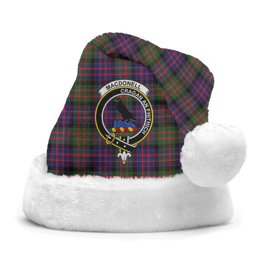 MacDonnell of Glengarry Modern Tartan Crest Christmas Hat