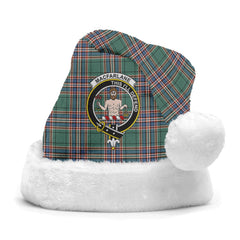 MacFarlane Hunting Ancient Tartan Crest Christmas Hat